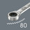 The ratcheting feature at the ring end boasts an exceptional, fine tooth mechanism - 80 teeth in all - which provides greater flexibility, even in very confined workingspaces.