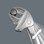 The ratchet functionality in both jaws of the double spanner ensures fast and consistent screwdriving without removing the tool.