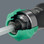 The ratchet with fine toothing integrated in the handle allows fast working. The innovative ratchet mechanism also allows fast "spinning". A real problem solver when there is no resistance from the screw.
