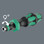 The bitholding screwdriver has a ratchet mechanism integrated in the handle - with its fine toothing it has a small return angle and thus allows fast working.