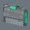The green locking components of the Tool-Check secure the tool reliably during transport. At the same time, they are easy to operate and allow quick access to the tools.