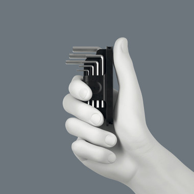 7-piece L-key set. Very compact storage in the Tool-Check Modular.