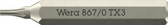 WERA 05058129001 867/0 Micro bits for TORX® socket screws