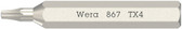 WERA 05058102001 867/0 Micro bits for TORX® socket screws