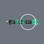 The fast-turning zone just below the rotating cap allows rapid spinning.
