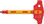 WERA 05005121001 410 i VDE A RA VDE-insulated T-handle adapter screwdriver with ratchet functionality for 1/4" sockets