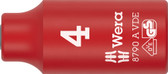 WERA 05005930001 8790 A VDE Zyklop Socket, insulated, with 1/4" drive