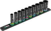 WERA 05005590001 9660 Magnetic rail B Impaktor Deep 1 socket set, 3/8" drive