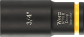 WERA 05005572001 8790 B Impaktor Deep Socket with 3/8" drive