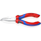 New KnipeXtend 25 25 160 Chrome ANGLED LONG NOSE PLIERS W/ CUTTER-