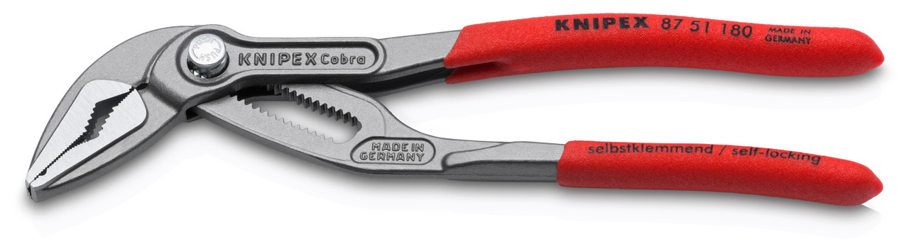 FREE* NEW Knipex 87 51 180 Cobra® ES Water Pump Pliers