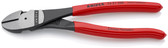 Imperfect Knipex 74 21 200 8 inch HIGH LEVERAGE ANGLED DIAGONAL CUTTERS