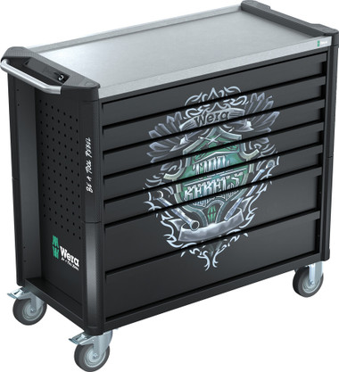 WERA 05150131001 9701 TOOL REBEL ROLLER CABINET STAINLESS XXL 1 **PRE-PAID SHIPPING DOES NOT APPLY**