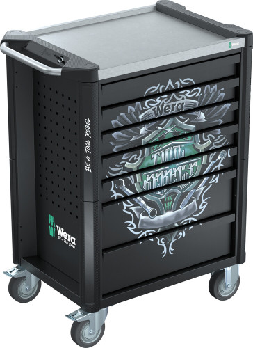 WERA 05150135001 9705 TOOL REBEL ROLLER CABINET STAINLESS 1 **PRE-PAID SHIPPING DOES NOT APPLY**