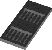 WERA 05137318001 9816 FOAM INSERT KRAFTFORM MICRO SCREWDRIVER SET 2, WITHOUT TOOLS, 172 X 30 X 392 MM