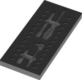 WERA 05137316001 9827 FOAM INSERT 8007 A VDE ZYKLOP VDE RATCHET SET 1, 1/4", WITHOUT TOOLS, 172 X 30 X 392 MM