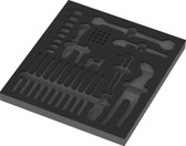 WERA 05137353001 9853 FOAM INSERT KRAFTFORM KOMPAKT MAINTENANCE SET 1, WITHOUT TOOLS, 344 X 30 X 392 MM