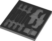 WERA 05137360001 9860 FOAM INSERT STAINLESS SET 1, WITHOUT TOOLS, 344 X 30 X 392 MM