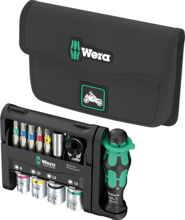 WERA 05049030001 TOOL-CHECK MODULAR MOTORCYCLE 1, 21 PIECES