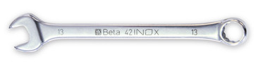 Beta 42INOX Stainless Steel, Metric 27 mm, 12 Point, 15° Offset Combination Wrench