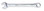 Beta 42INOX Stainless Steel, Metric 27 mm, 12 Point, 15° Offset Combination Wrench