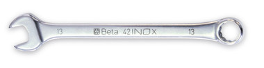 Beta 42INOX Stainless Steel, Metric 38 mm, 12 Point, 15° Offset Combination Wrench