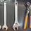 Beta 111E Adjustable Wrench with 15° Angled Head, Jaw Capacity .95", 5.9" Overall Length