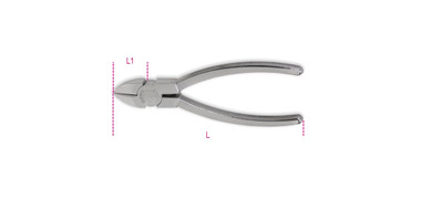 Beta 1082INOX Stainless Steel Diagonal Cutting Pliers, 150 mm Length