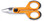 Beta 1128FX Electrician's Scissors, Micro-teeth, Straight Stainless Steel Blades, Cable Cutting Groove and Crimping Pliers for Tube Terminals
