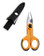 Beta 1128FX Electrician's Scissors, Micro-teeth, Straight Stainless Steel Blades, Cable Cutting Groove and Crimping Pliers for Tube Terminals
