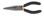 Beta 1162G Extra-Long Flat Knurled Needle Nose Pliers, OAL 160mm, Slip-proof PVC Coated Handles, Industrial Finish