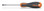 Beta 1201E Evox Slotted Screwdriver, Chrome-plated, 3mm (1/8")  Black Tip, OAL 171mm (6.73")