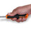 Beta 1201E Evox Slotted Screwdriver, Chrome-plated, 3mm (1/8")  Black Tip, OAL 171mm (6.73")