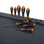 Beta 1201E Evox Slotted Screwdriver, Chrome-plated, 3mm (1/8")  Black Tip, OAL 171mm (6.73")