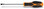 Beta 1221 Slotted Screwdriver, Ergonomic Anti-Roll Handle, 3mm Tip, 75mm Shaft