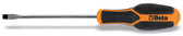 Beta 1221 Slotted Screwdriver, Ergonomic Anti-Roll Handle, 5.5mm Tip,150mm Shaft