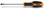 Beta 1221 Slotted Screwdriver, Ergonomic Anti-Roll Handle, 5.5mm Tip,150mm Shaft