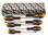 Beta 1221 Set of 6 Slotted Screwdrivers, Ergonomic Anti-Roll Handle