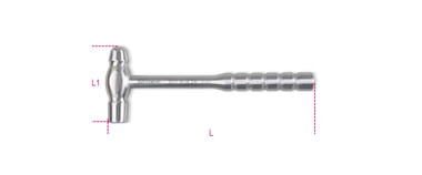 Beta 1377INOX Stainless Steel 8 oz Ball Pein Hammer