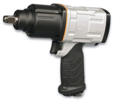 Beta 1927OLS Oil-Less Reversible Impact Wrench, 1/2" Drive, 1750 Nm Max Torque, Double Hammer Mechanism, Aluminum Alloy Body, No-Lubrication Design, Anti-Vibration Handle, 3 Power Levels