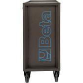 Beta RSC24 Heavy Duty Rolling Tool Cabinet, 8 Drawers, Blue, Ball Bearing Slides, Rubber Mat Liners, 5" Casters, Anti-Fall Edge Worktop, 1760 lbs Load Capacity, Made in Italy