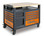 Beta RSC28 SuperTank Rolling Tool Cabinet, 10 Drawers, Wood Worktop, Orange