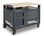 Beta RSC28 SuperTank Rolling Tool Cabinet, 10 Drawers, Wood Worktop, Orange