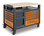 Beta RSC28 SuperTank Rolling Tool Cabinet, 10 Drawers, Wood Worktop, Grey