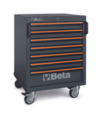 Beta C45PROX+MA Garage Tool Storage Cabinet System, Stainless Steel Coated Worktop 116.34" L x 19.49" D x 78.74" H