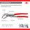 Knipex 9K 00 80 189 US 2 Pc Cobra® ES (Extra-Slim) Pliers Set (7 1/4", 10")
