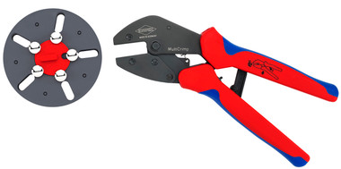 Knipex 97 33 LE MultiCrimp® Crimping Pliers with empty magazine