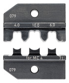 Knipex 97 49 71 Crimping die for MC4® and MC4® Evo 2 for 4, 6 and 10 mm² (12, 10 and 8 AWG)