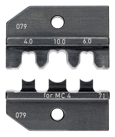 Knipex 97 49 71 Crimping die for MC4® and MC4® Evo 2 for 4, 6 and 10 mm² (12, 10 and 8 AWG)