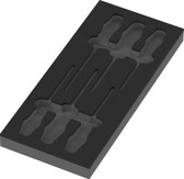 Wera 05137329001 9819 FOAM INSERT KRAFTFORM SERIES 300 SCREWDRIVER SET 3, EMPTY, 172 X 30 X 392 MM